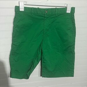 Bobby Jones Vibrant Green Flat Front Men's Shorts Size 30